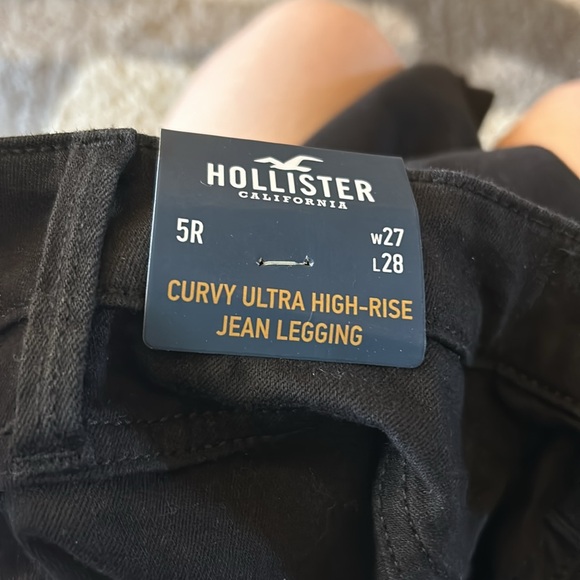 Curvy ultra high rise jean legging 5r hollister - Picture 2 of 2